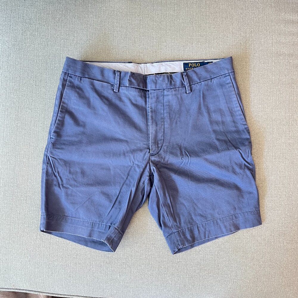 Polo Ralph Lauren Stretch Slim Fit Shorts - 32, Royal Blue